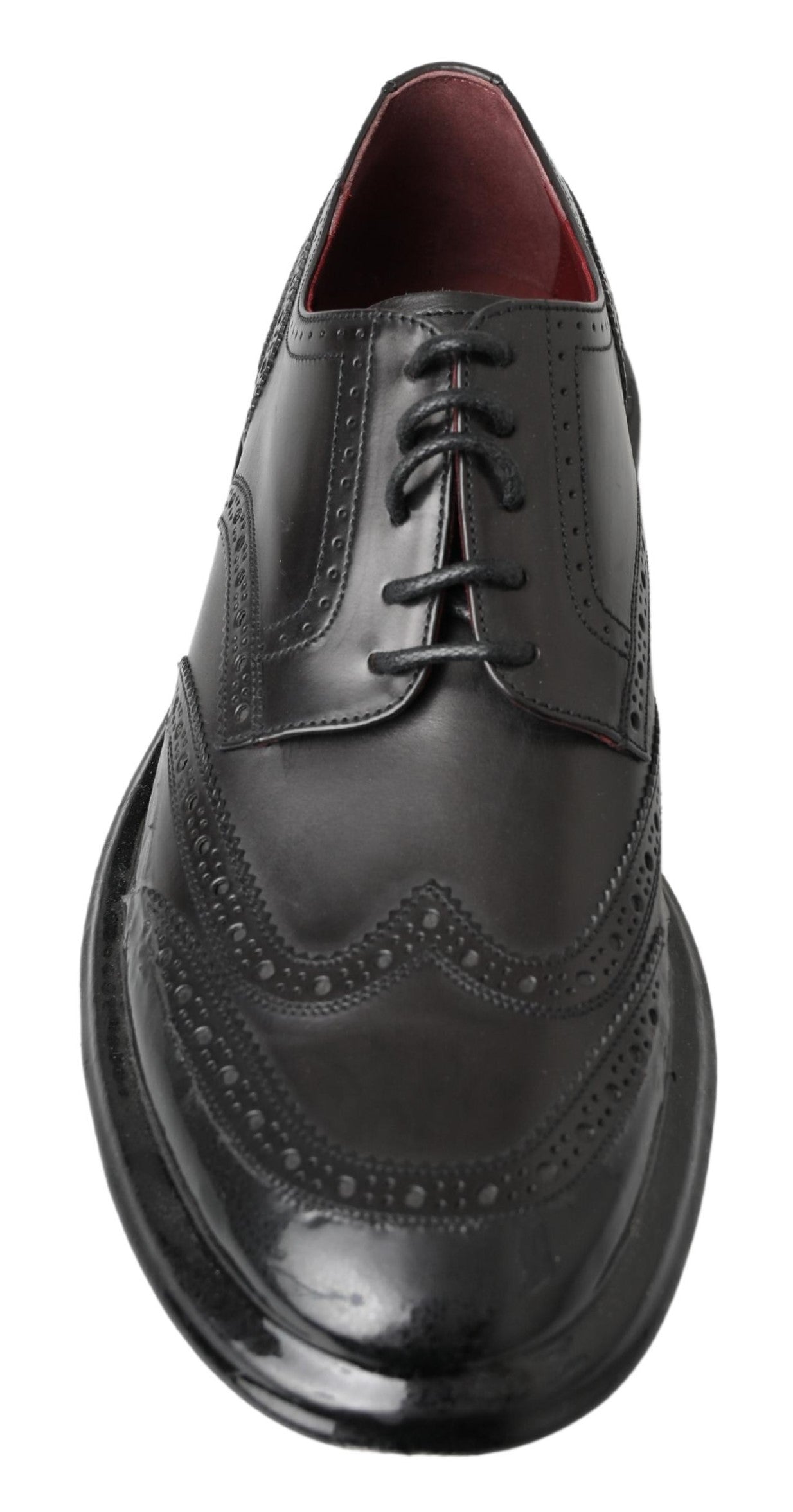 Dolce &amp; Gabbana Elegant Derby Shoes in Black Leather