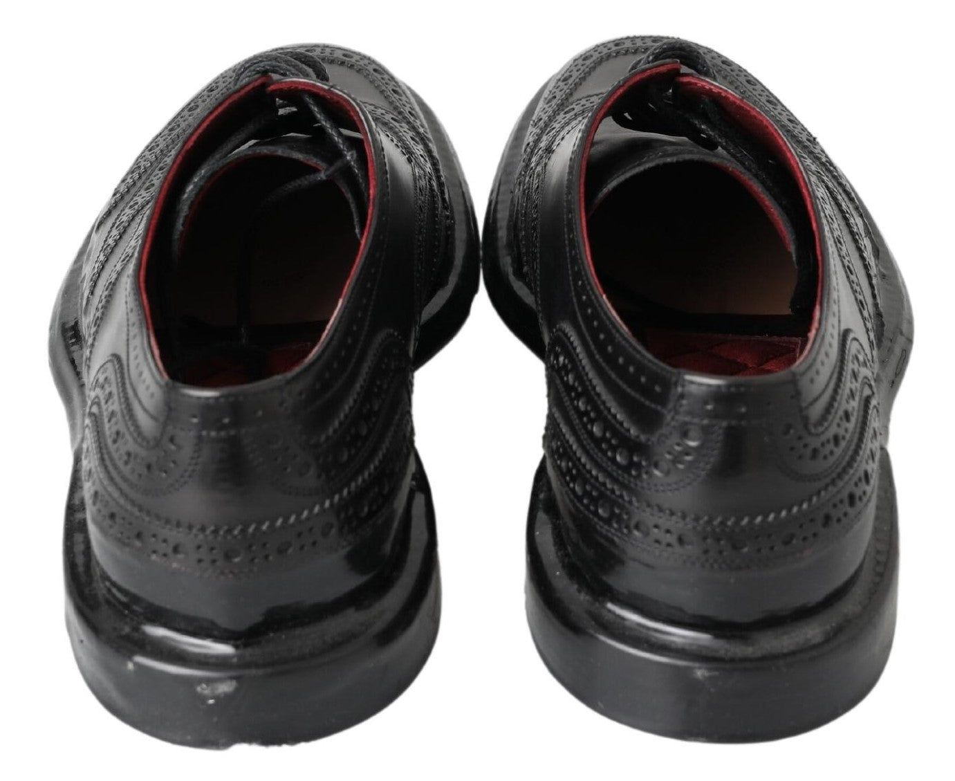 Dolce &amp; Gabbana Elegant Derby Shoes in Black Leather