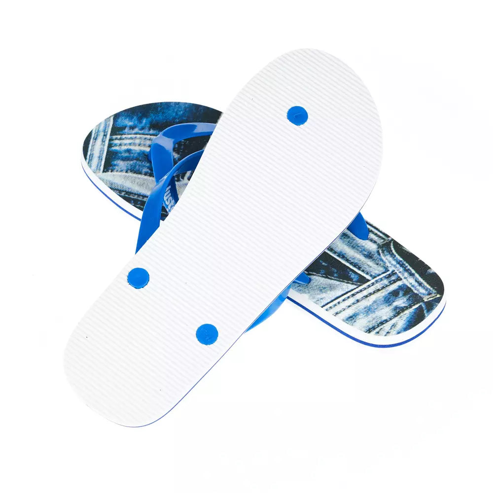 Just Cavalli Light Blue EVA Men's Sandal