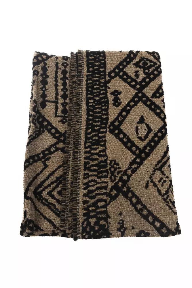 Alpha Studio Brown Acetate Scarf for Women