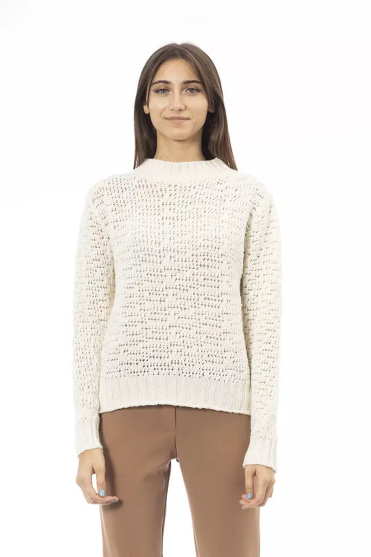 Alpha Studio White Polyamide Sweater for Women