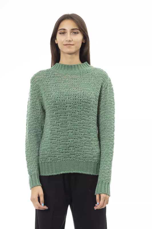 Alpha Studio Green Polyamide Sweater for Women