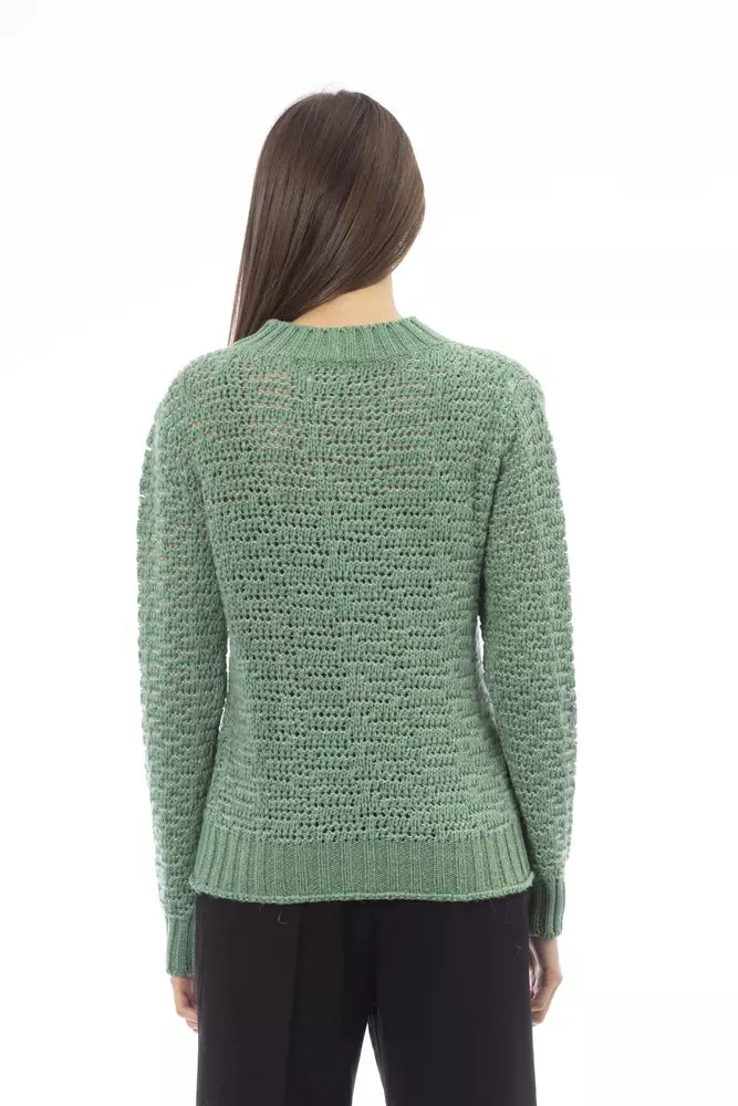 Alpha Studio Green Polyamide Sweater for Women