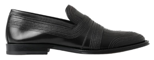 Dolce &amp; Gabbana Elegant slippers in black leather