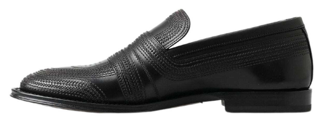 Dolce &amp; Gabbana Elegant slippers in black leather