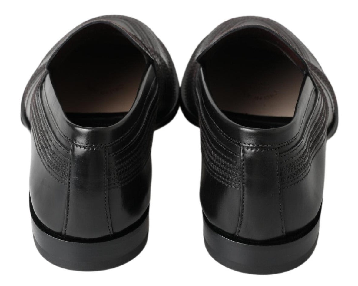 Dolce &amp; Gabbana Elegant slippers in black leather