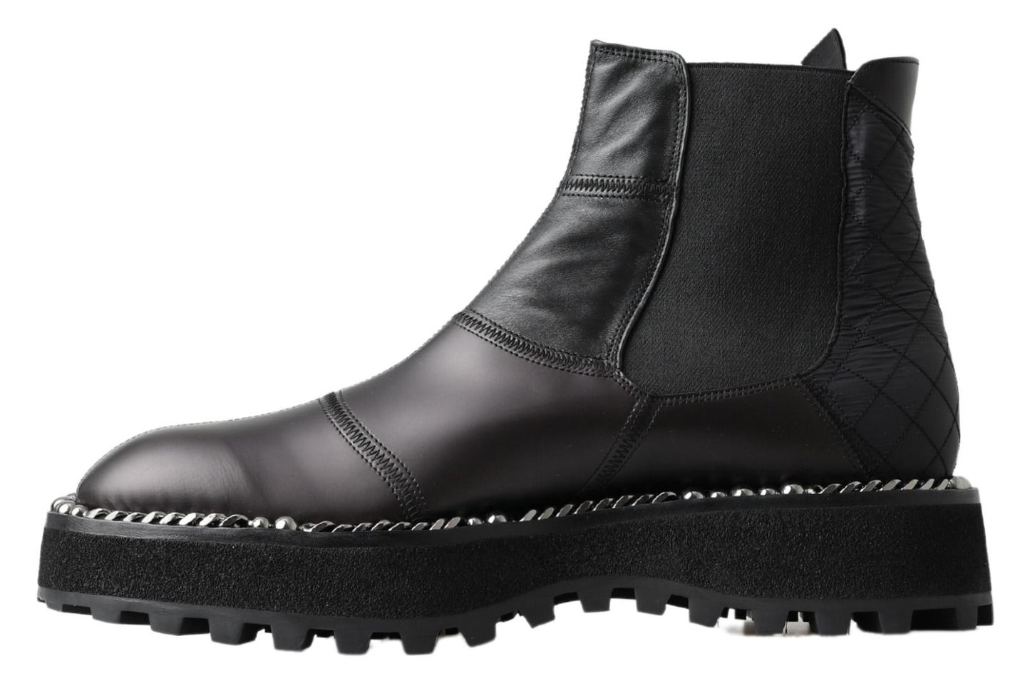 Dolce &amp; Gabbana Elegant Black Ankle Stretch Boots