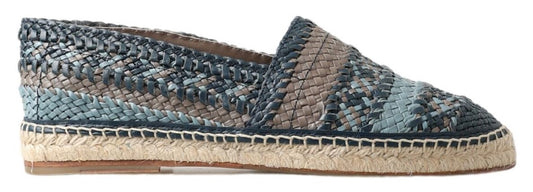 Dolce &amp; Gabbana Magnificent woven leather espadrilles