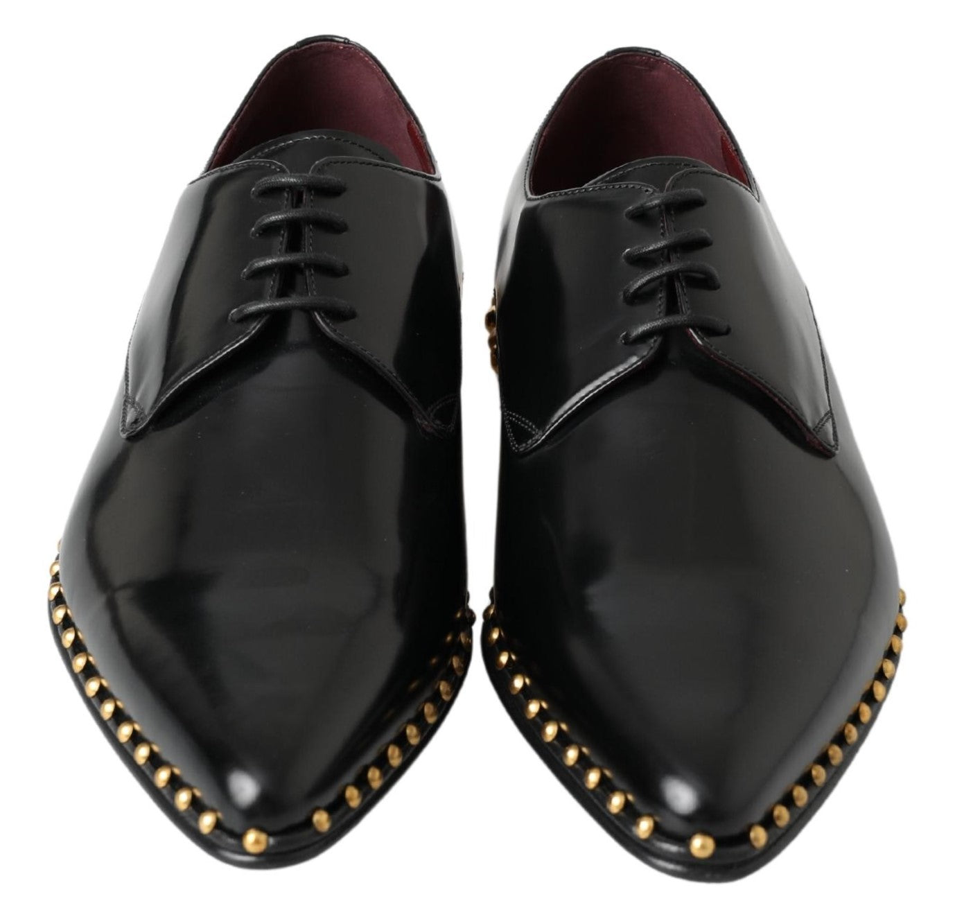 Dolce &amp; Gabbana Elegant Derby Shoes with Studs