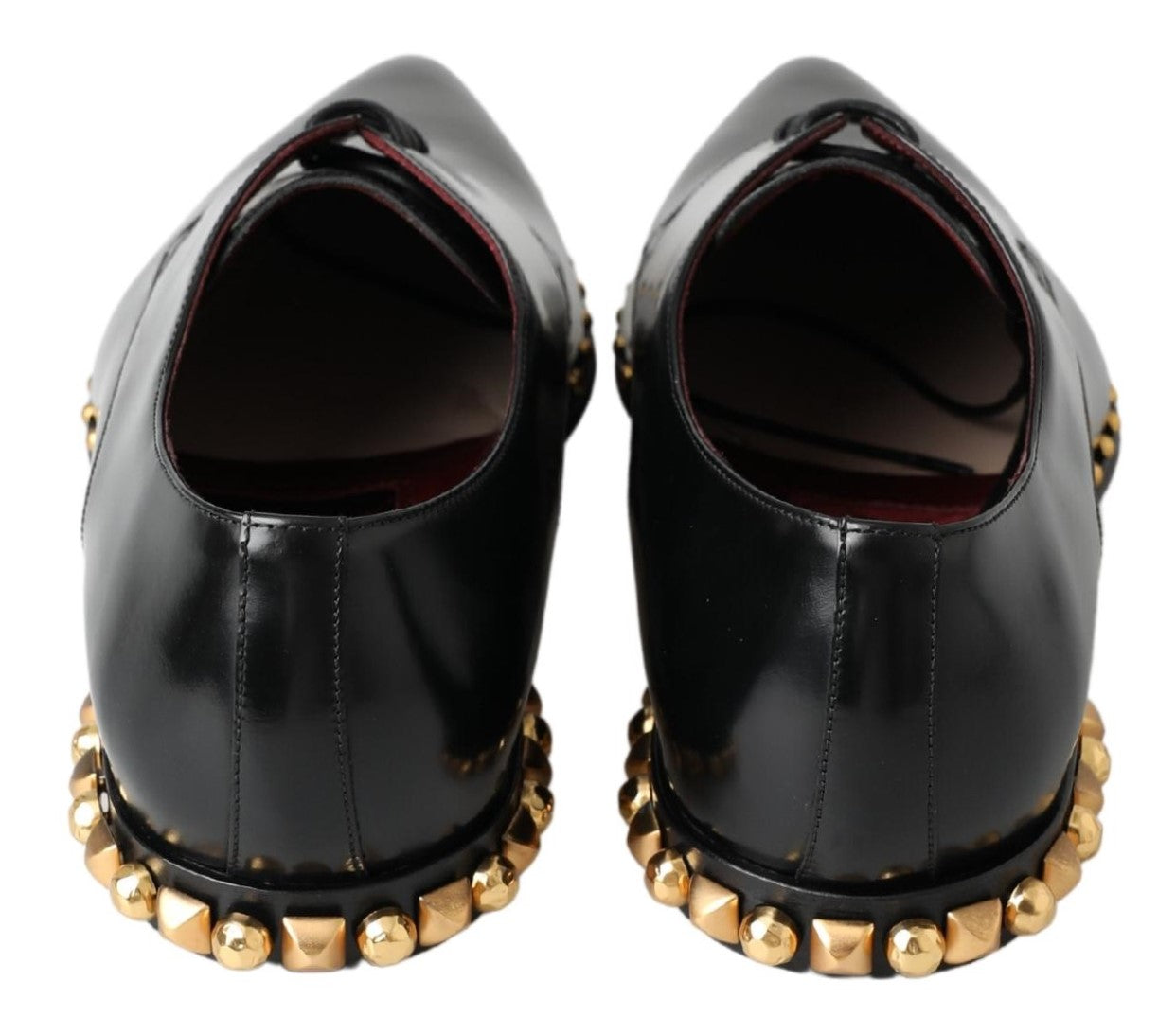 Dolce &amp; Gabbana Elegant Derby Shoes with Studs