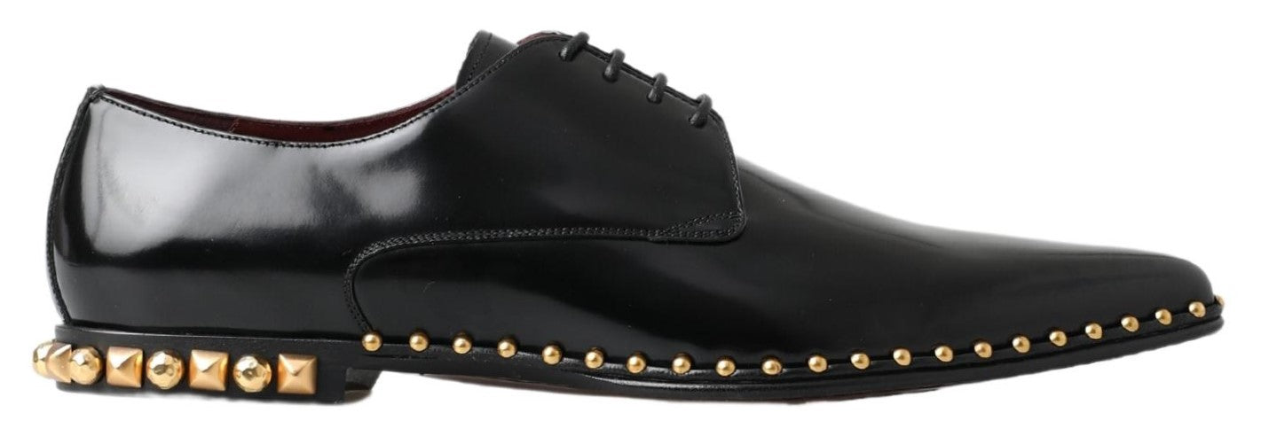 Dolce &amp; Gabbana Elegant Derby Shoes with Studs