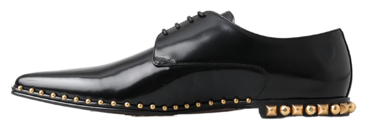 Dolce &amp; Gabbana Elegant Derby Shoes with Studs