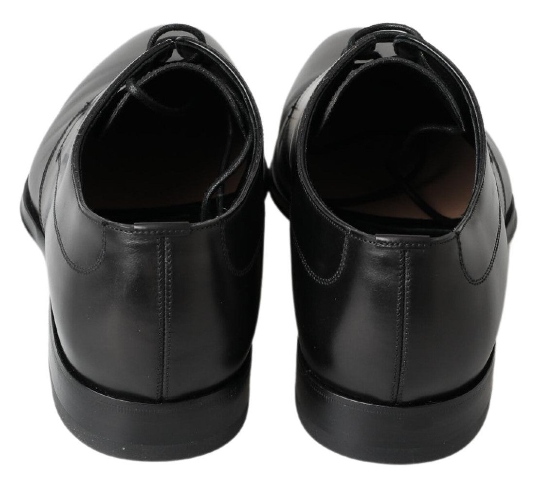 Dolce &amp; Gabbana Classic Derby Shoes in Black Leather