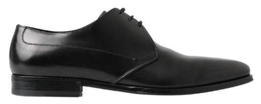 Dolce &amp; Gabbana Classic Derby Shoes in Black Leather