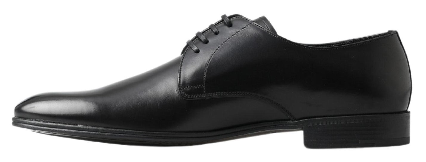 Dolce &amp; Gabbana Classic Derby Shoes in Black Leather