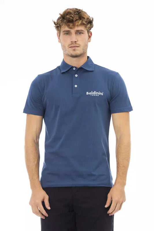 Baldinini Trend Blau Baumwolle Männer Polo