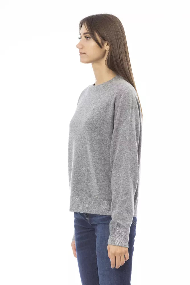 Baldinini Trend "Gray Wool Sweater for Women"