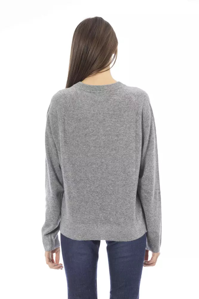 Baldinini Trend "Gray Wool Sweater for Women"