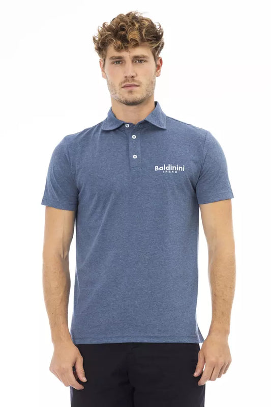 Baldinini Trend Blau Baumwolle Männer Polo