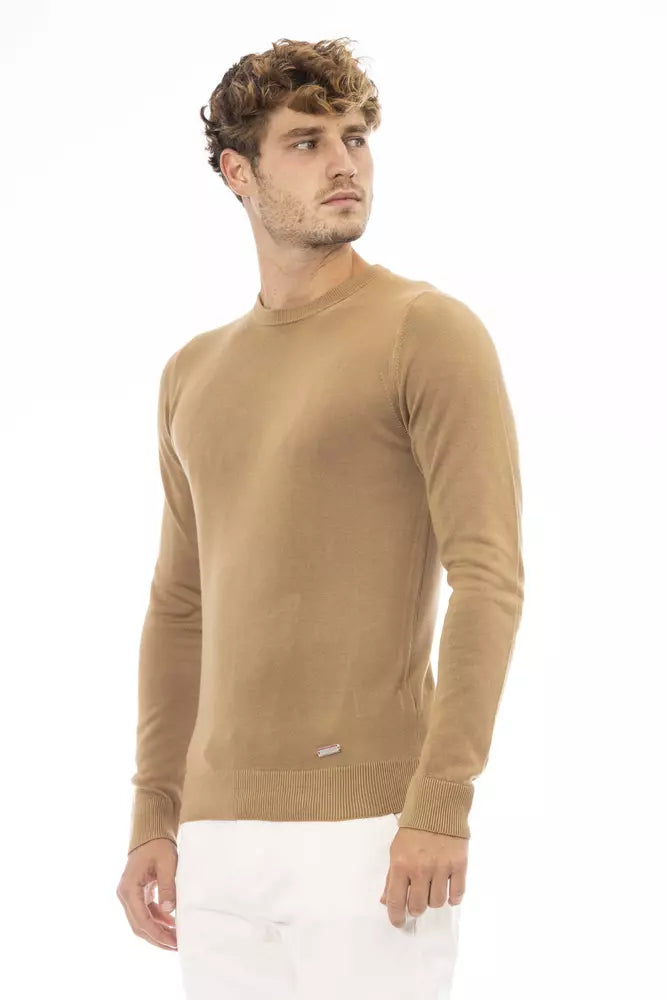 Baldinini Trend Beige Modal Men's Sweater