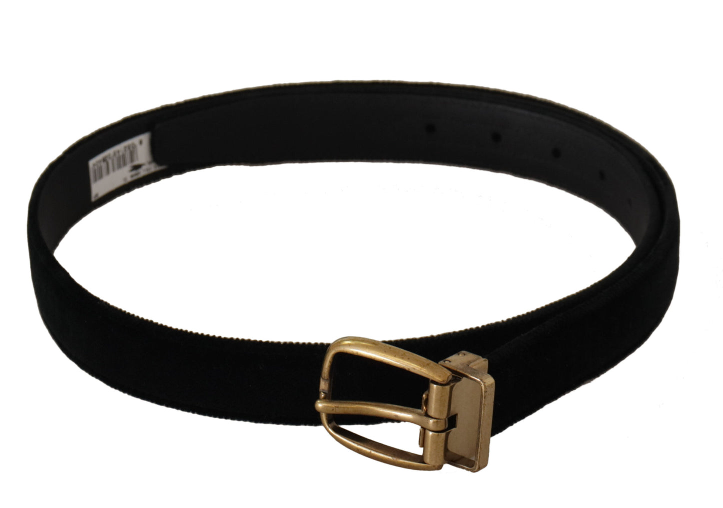 Dolce &amp; Gabbana Chic Velvet Belt Elegance