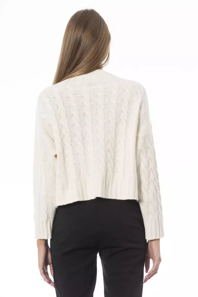 Baldinini Trend Beige Cashmere Women's Sweater