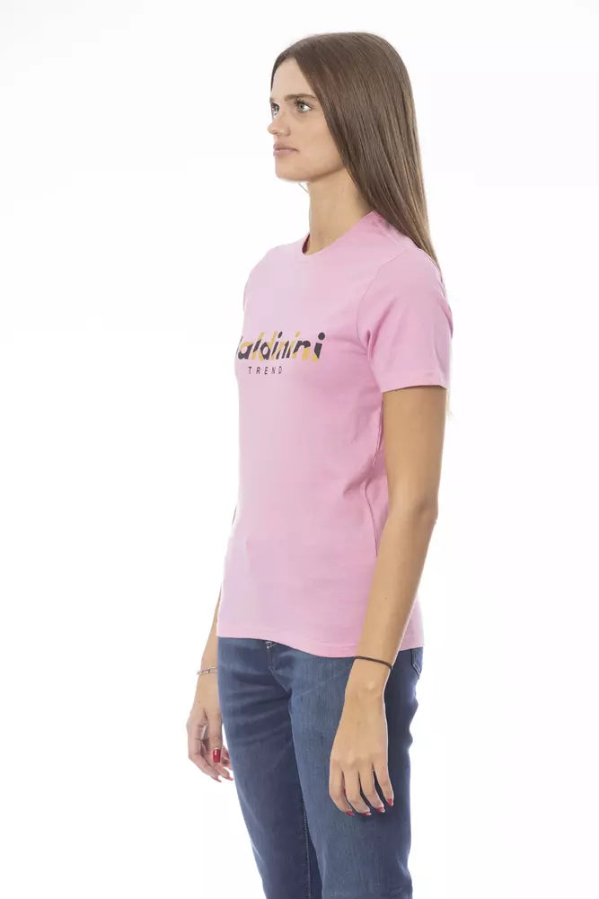 Baldinini Trend Pink Cotton Women's T-Shirt