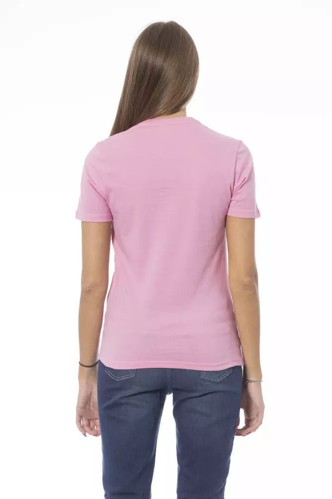 Baldinini Trend Pink Cotton Women's T-Shirt