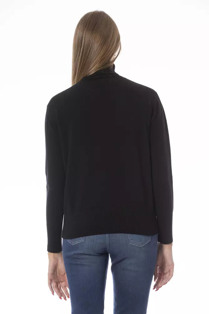 Baldinini Trend Black Wool Sweater for Women