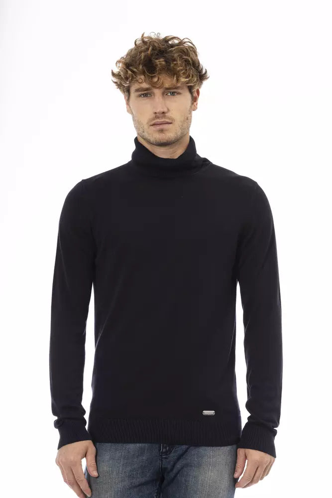 Baldinini Trend Blue Modal Sweater for Men