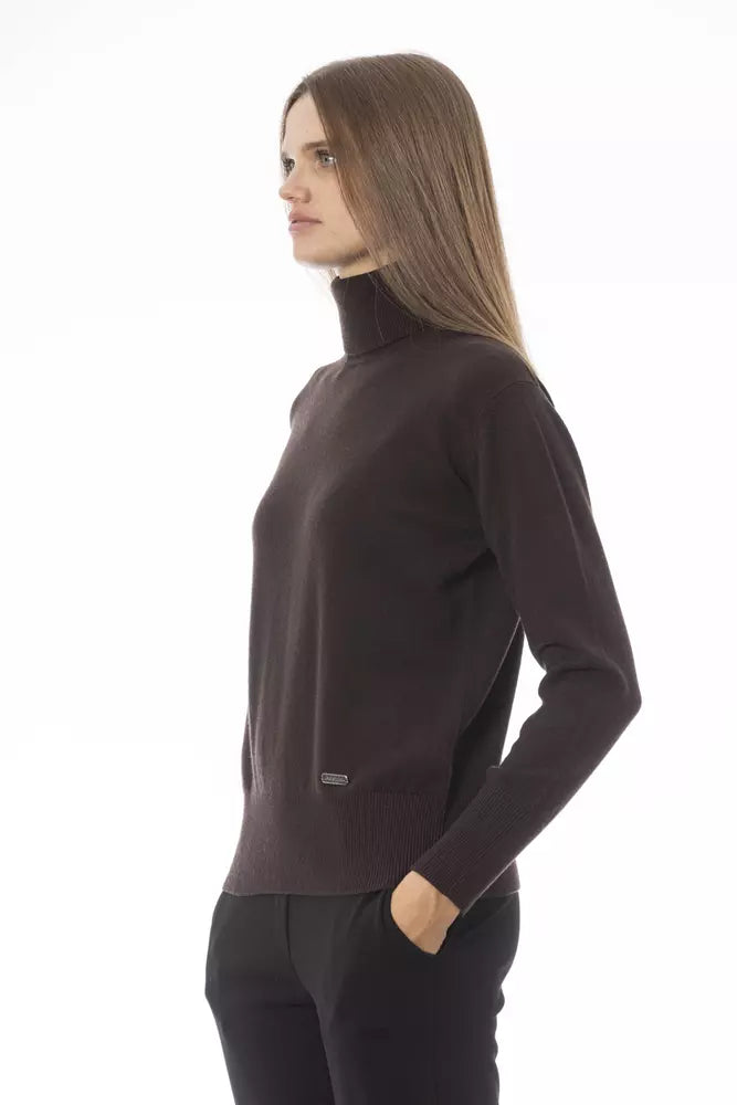 Baldinini Trend Brown Wool Sweater for Women