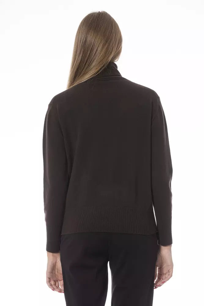 Baldinini Trend Brown Wool Sweater for Women