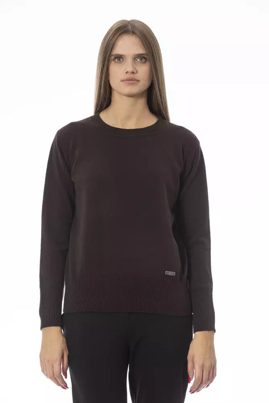 Baldinini Trend Brown Wool Sweater for Women