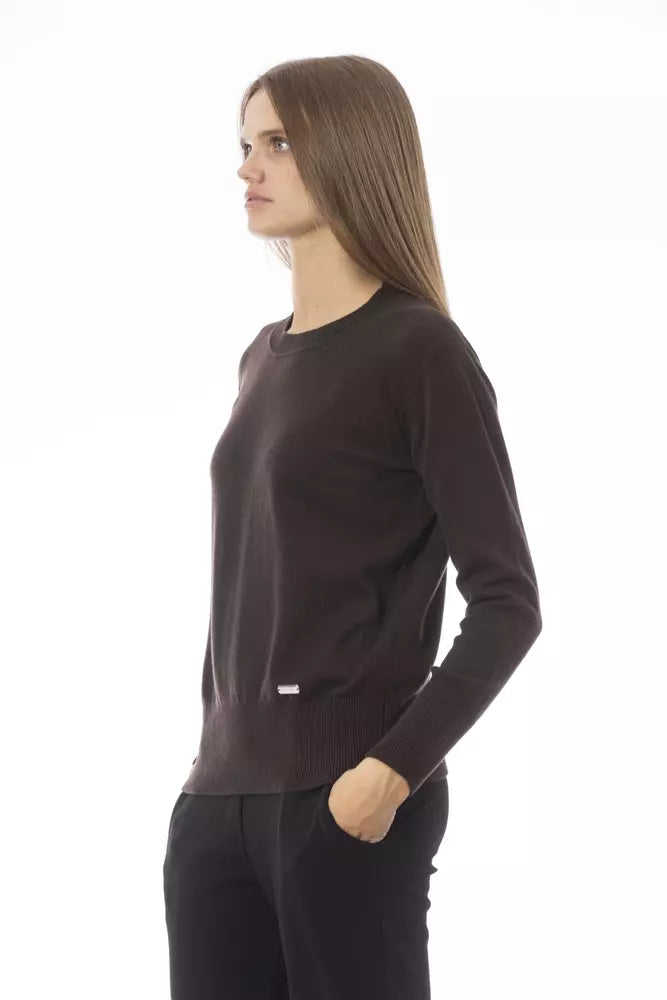 Baldinini Trend Brown Wool Sweater for Women