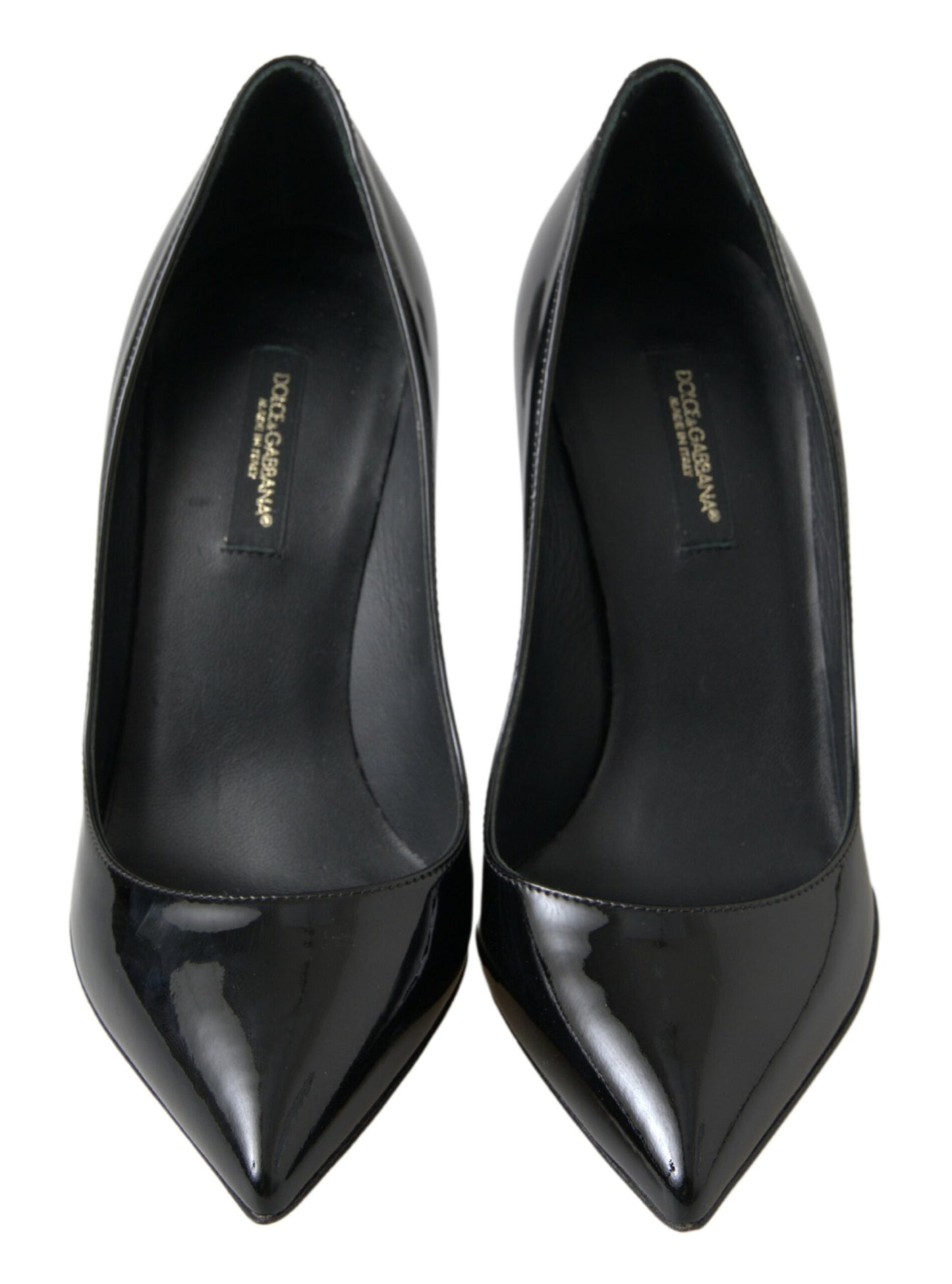 Dolce &amp; Gabbana Elegant Patent Leather Heels Pumps