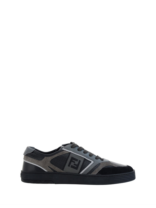 Fendi Elevate your steps with elegant monochrome sneakers