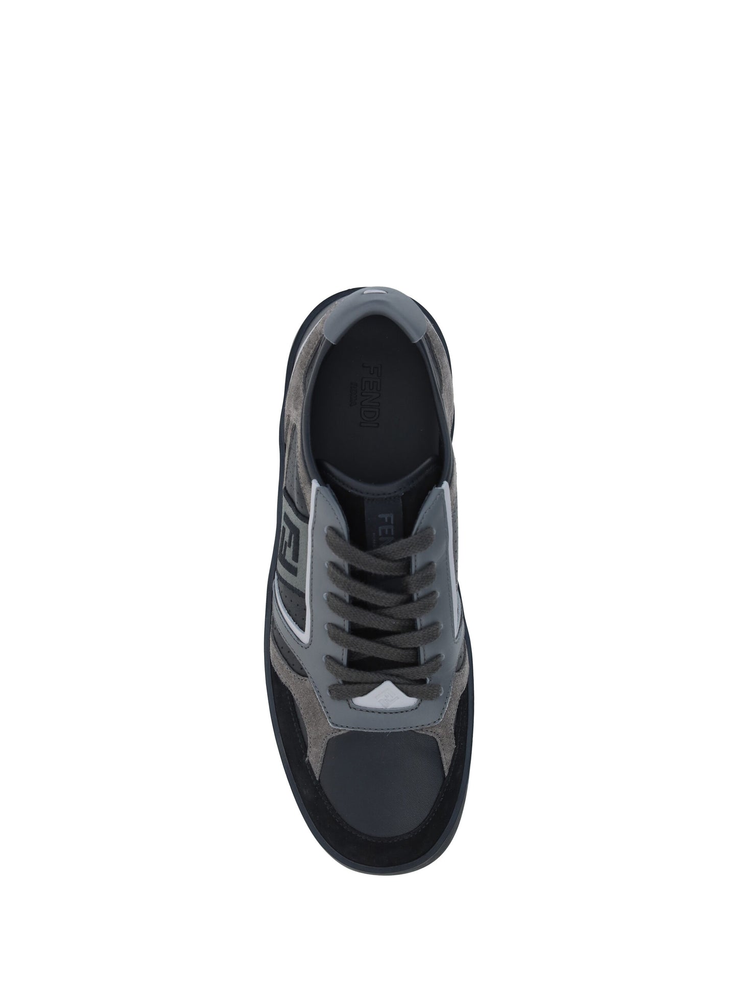 Fendi Elevate your steps with elegant monochrome sneakers