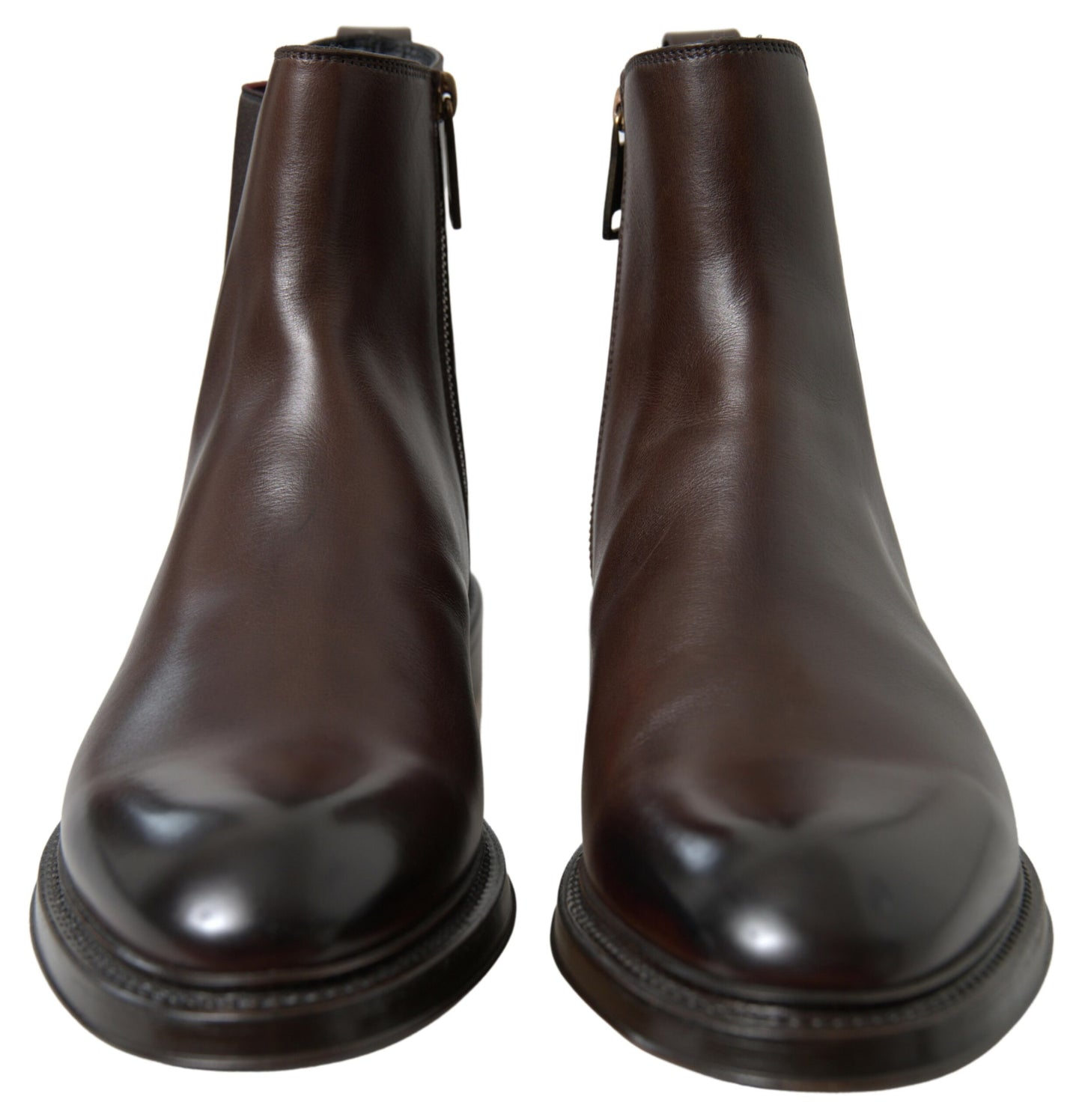 Dolce &amp; Gabbana Elegant Leather Chelsea Boots