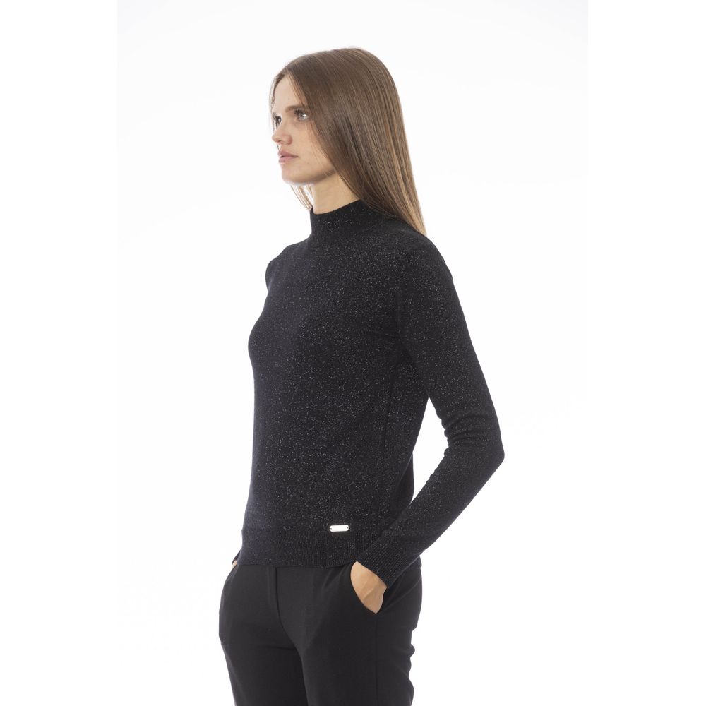 Baldinini Trend Black Cashmere Sweater for Women