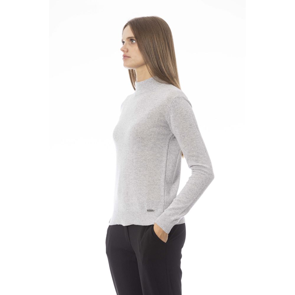 Baldinini Trend Gray Cashmere Sweater for Women