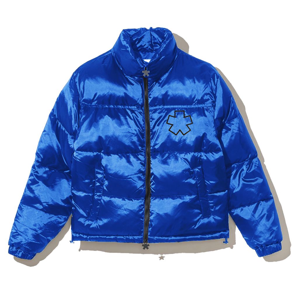 Comme Des Fuckdown Chic nylon down jacket with iconic details