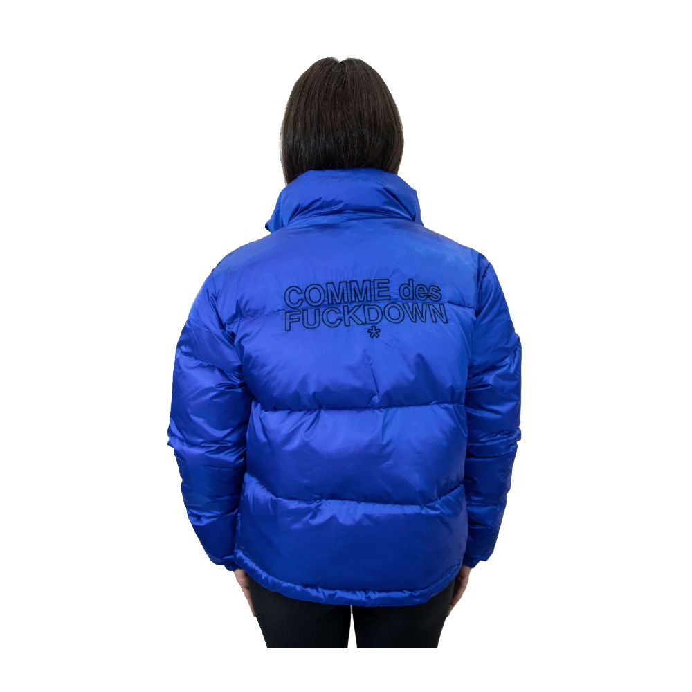 Comme Des Fuckdown Chic nylon down jacket with iconic details