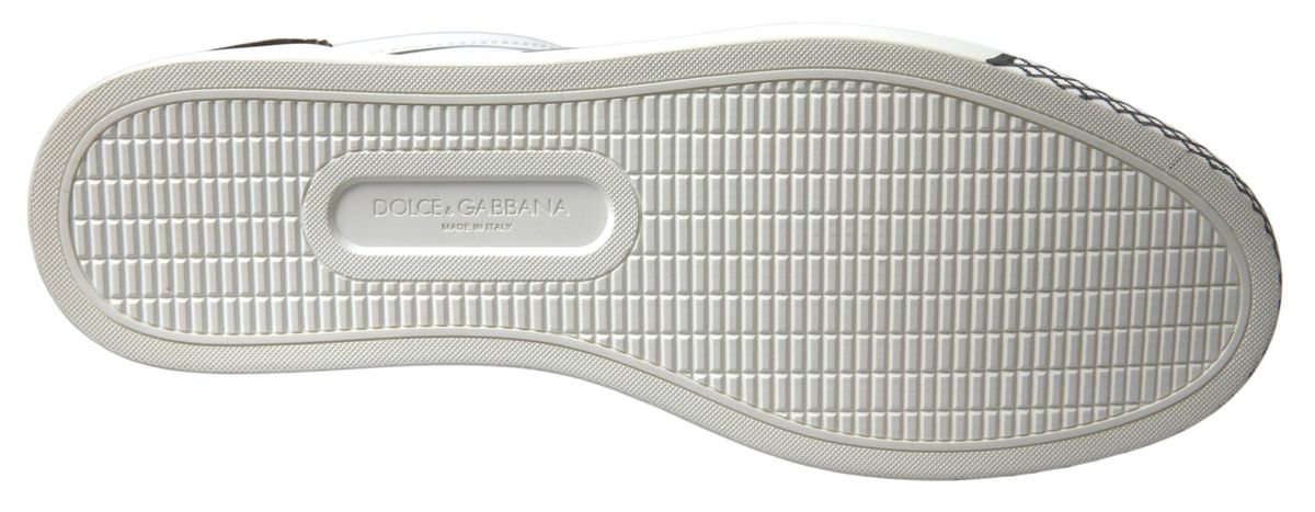 Dolce &amp; Gabbana Simple white leather sneakers