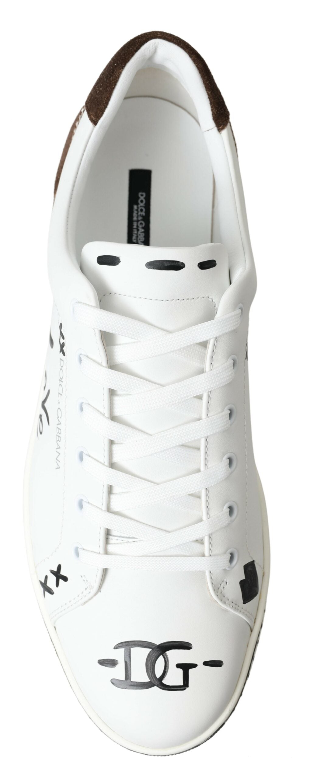 Dolce &amp; Gabbana Simple white leather sneakers