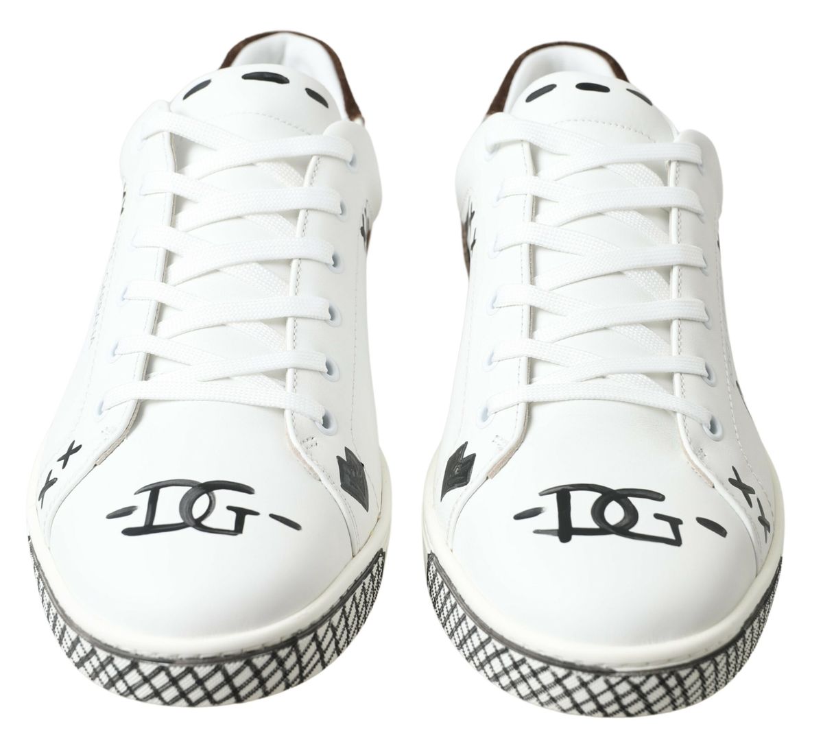 Dolce &amp; Gabbana Simple white leather sneakers