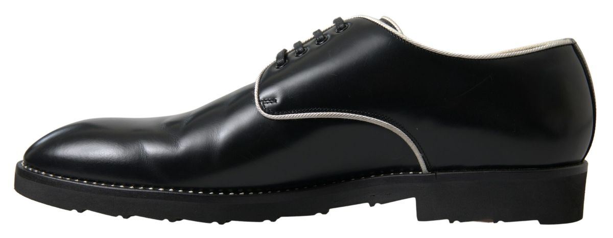 Dolce &amp; Gabbana Elegant Formal Men's Shoes in Black and White