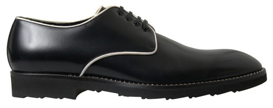 Dolce &amp; Gabbana Elegant Formal Men's Shoes in Black and White