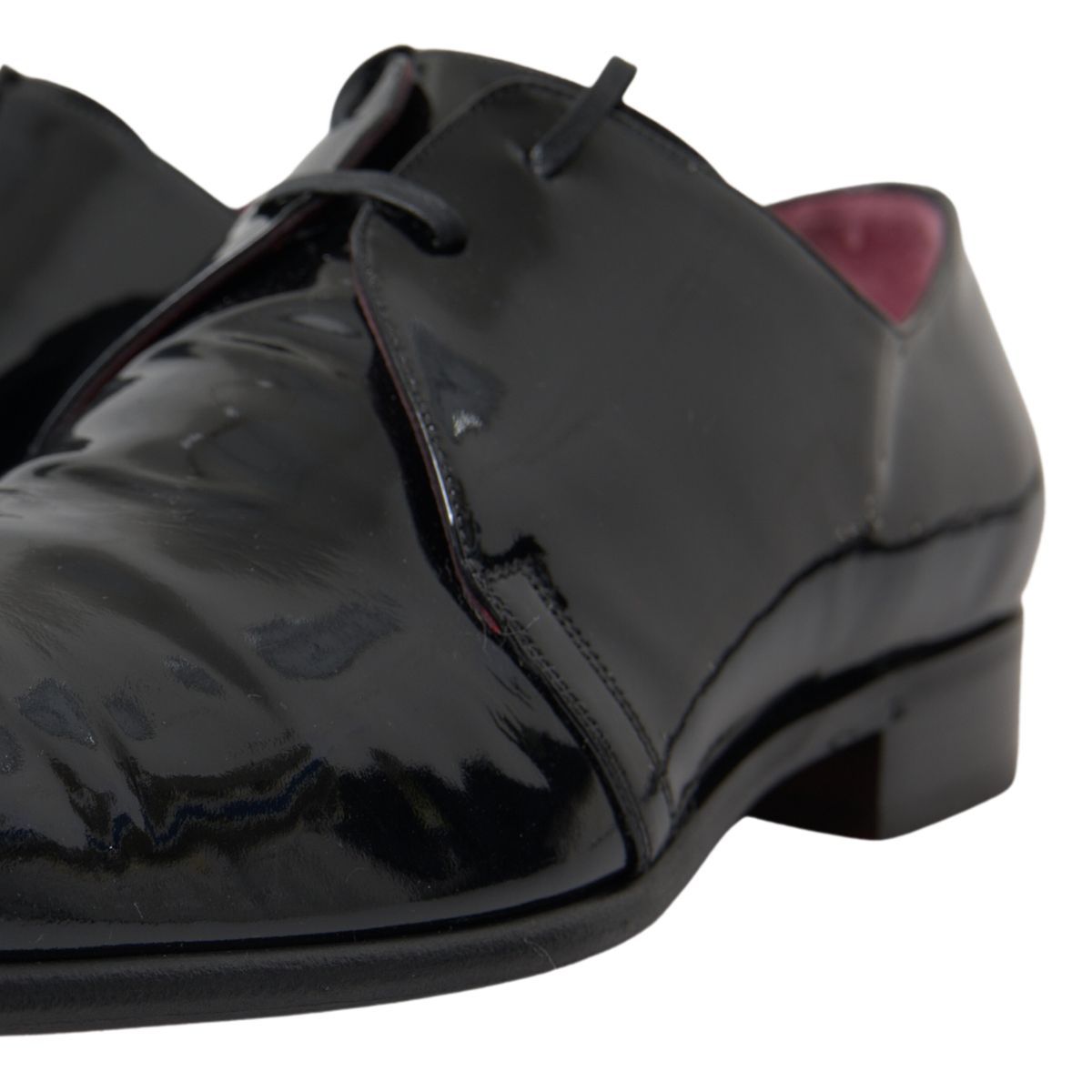 Dolce &amp; Gabbana Elegant Black Patent Leather Formal Men's Shoes