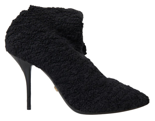 Dolce &amp; Gabbana Elegant mid-length virgin wool boots