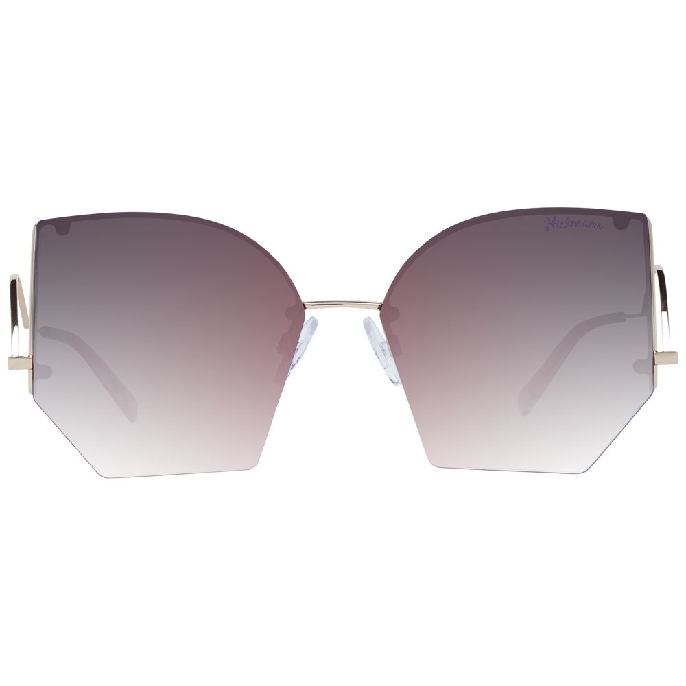 Ana Hickmann Gold Frauen Sonnenbrille